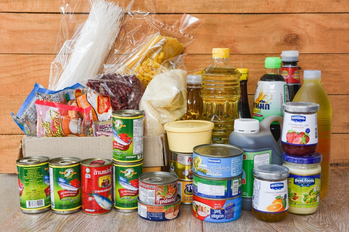 Packed Non Perishable Food Items